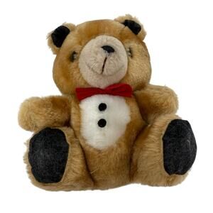 RUSS Berrie & Co Vintage Tuxedo Teddy Bear Plush Stuffed Animal Toy 6 Inch